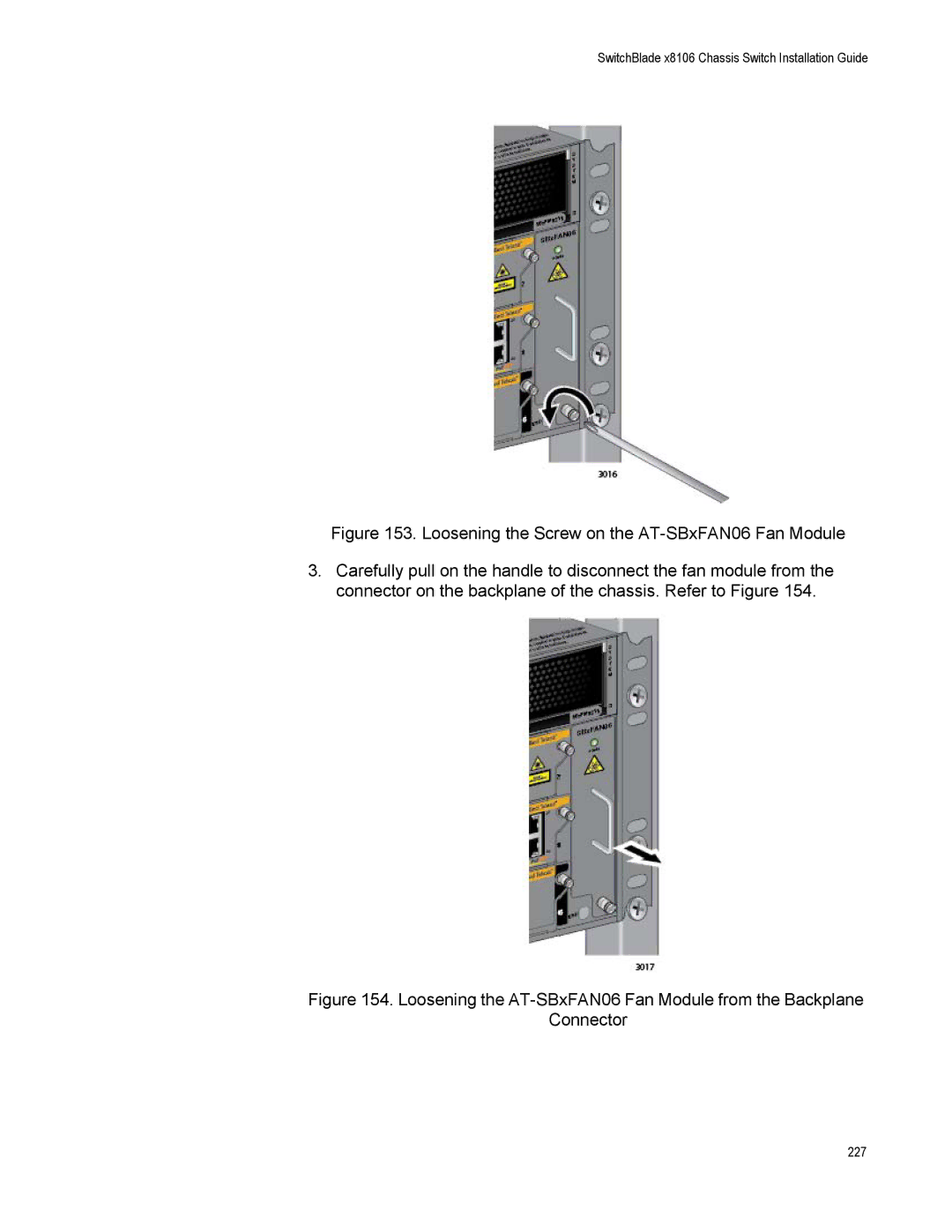 Allied Telesis X8106 manual 227 