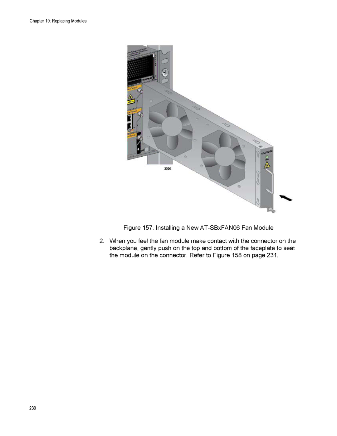 Allied Telesis X8106 manual 230 