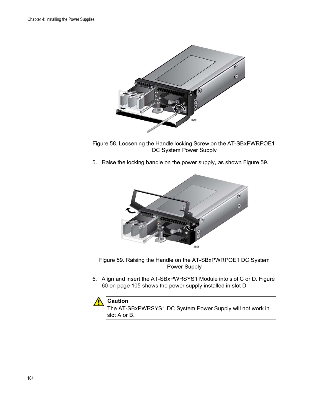 Allied Telesis X8112 manual 104 