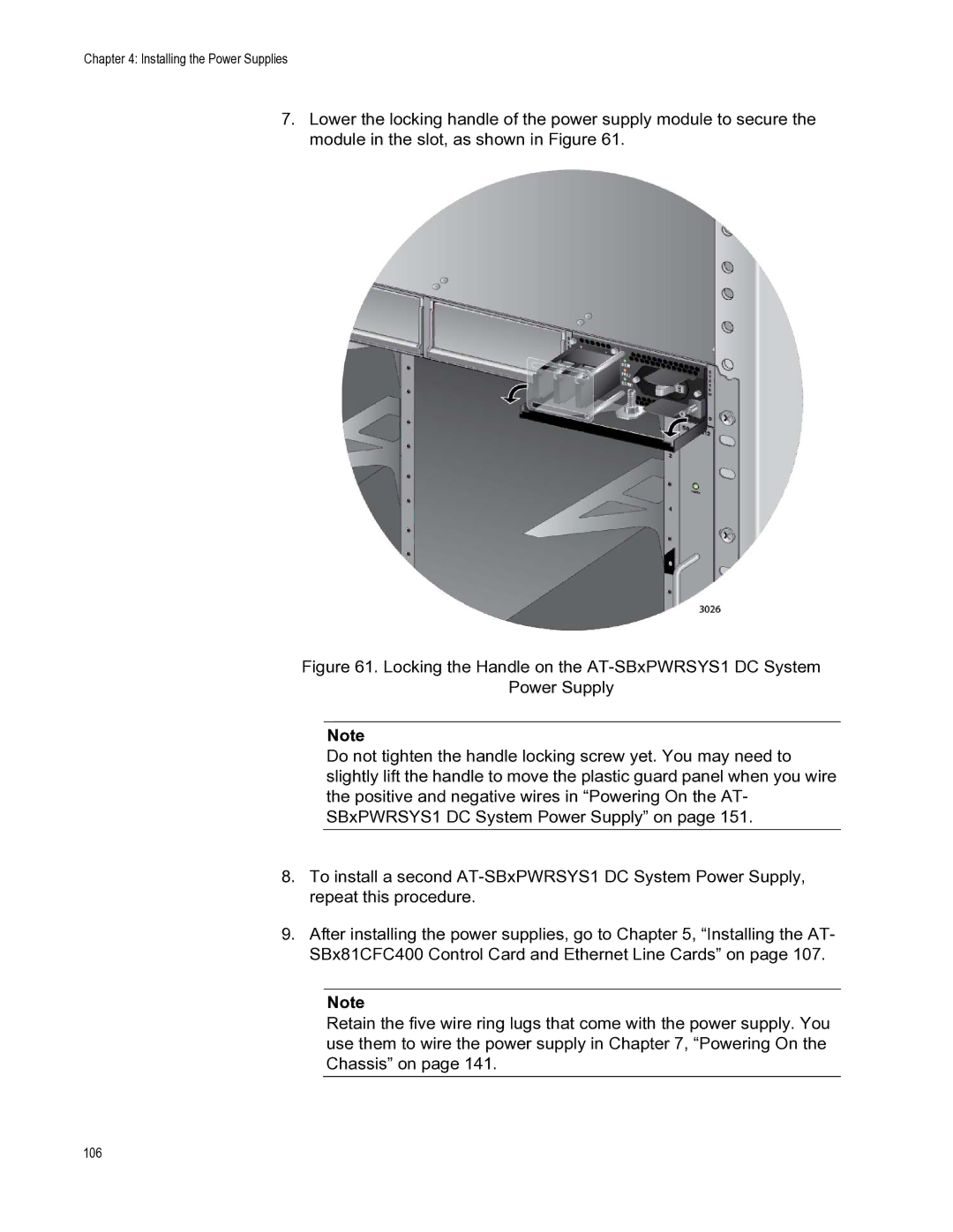 Allied Telesis X8112 manual 106 