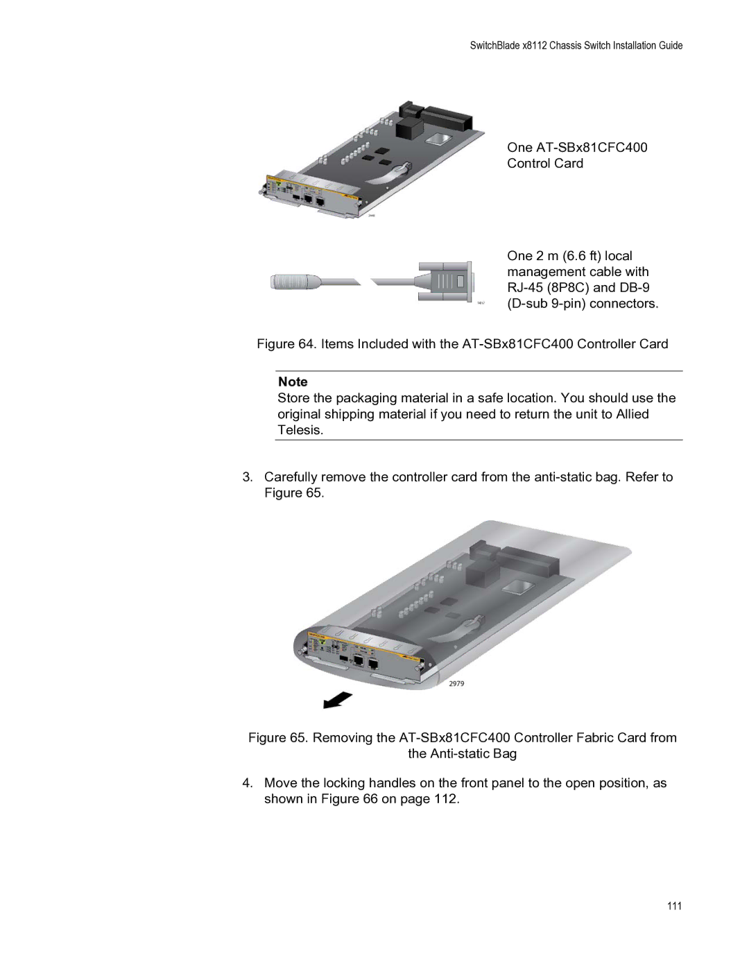 Allied Telesis X8112 manual 111 