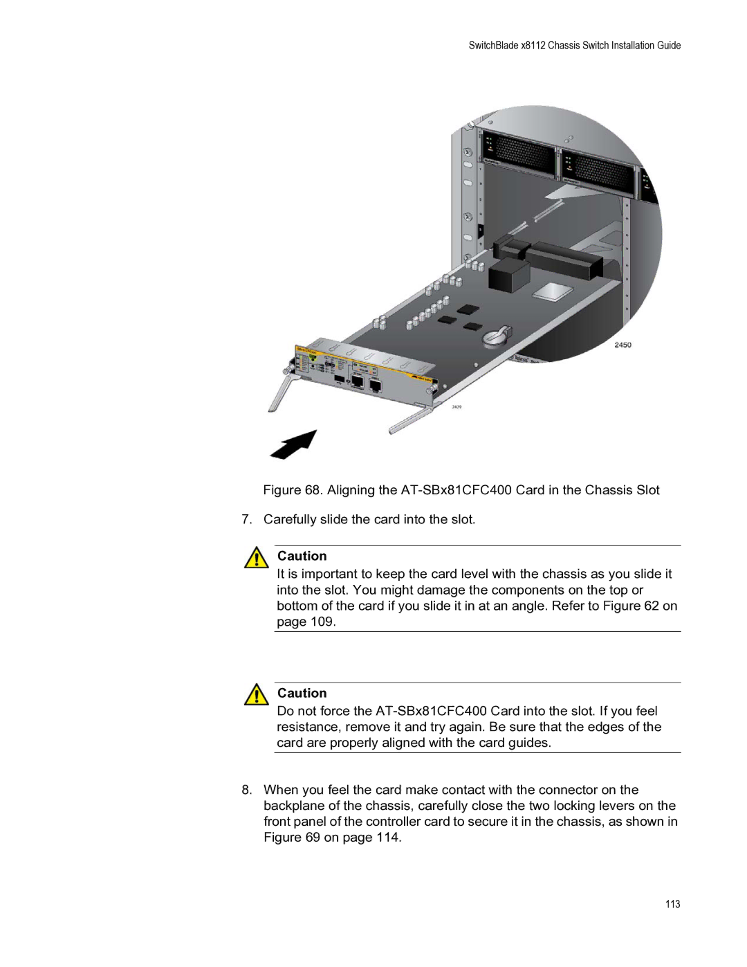 Allied Telesis X8112 manual 113 