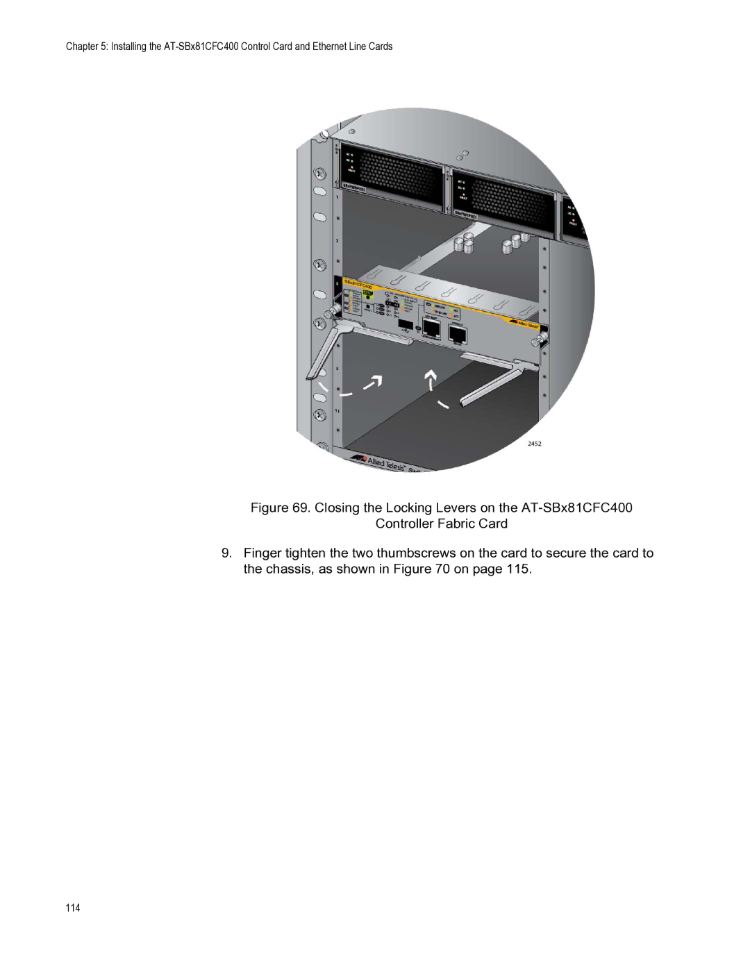 Allied Telesis X8112 manual 114 