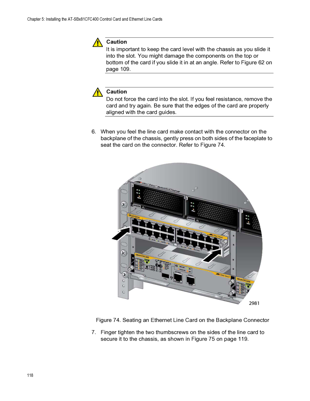 Allied Telesis X8112 manual 118 