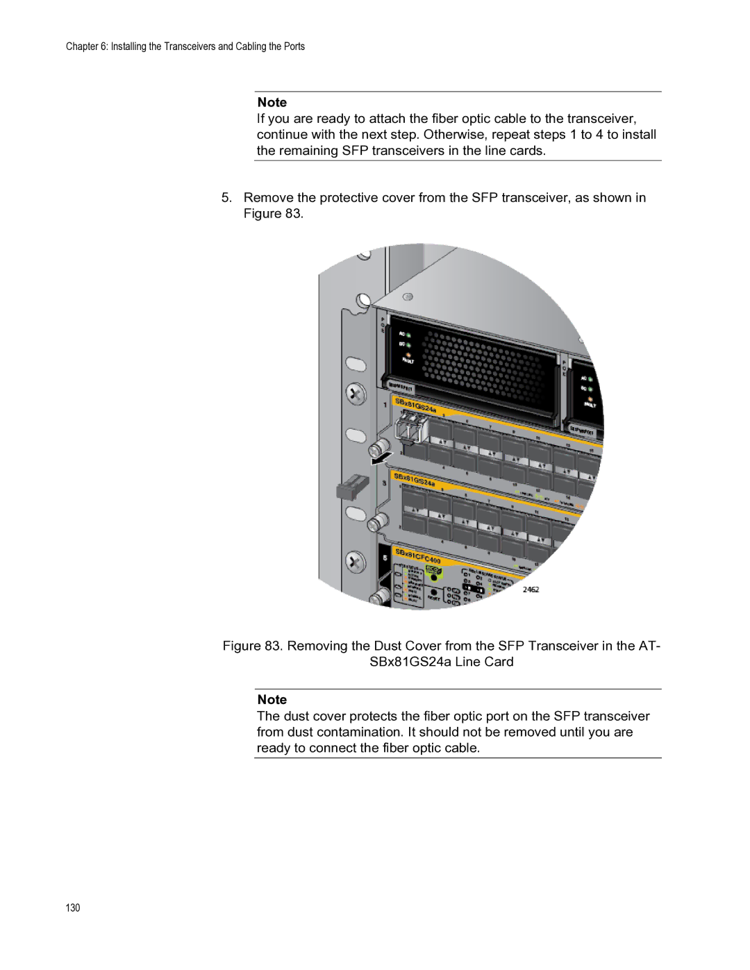 Allied Telesis X8112 manual 130 