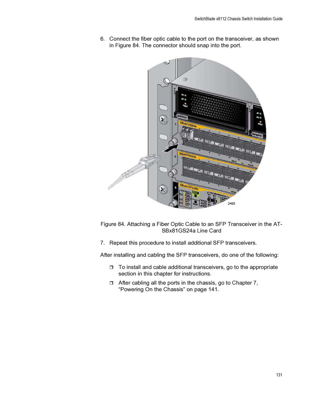 Allied Telesis X8112 manual 131 