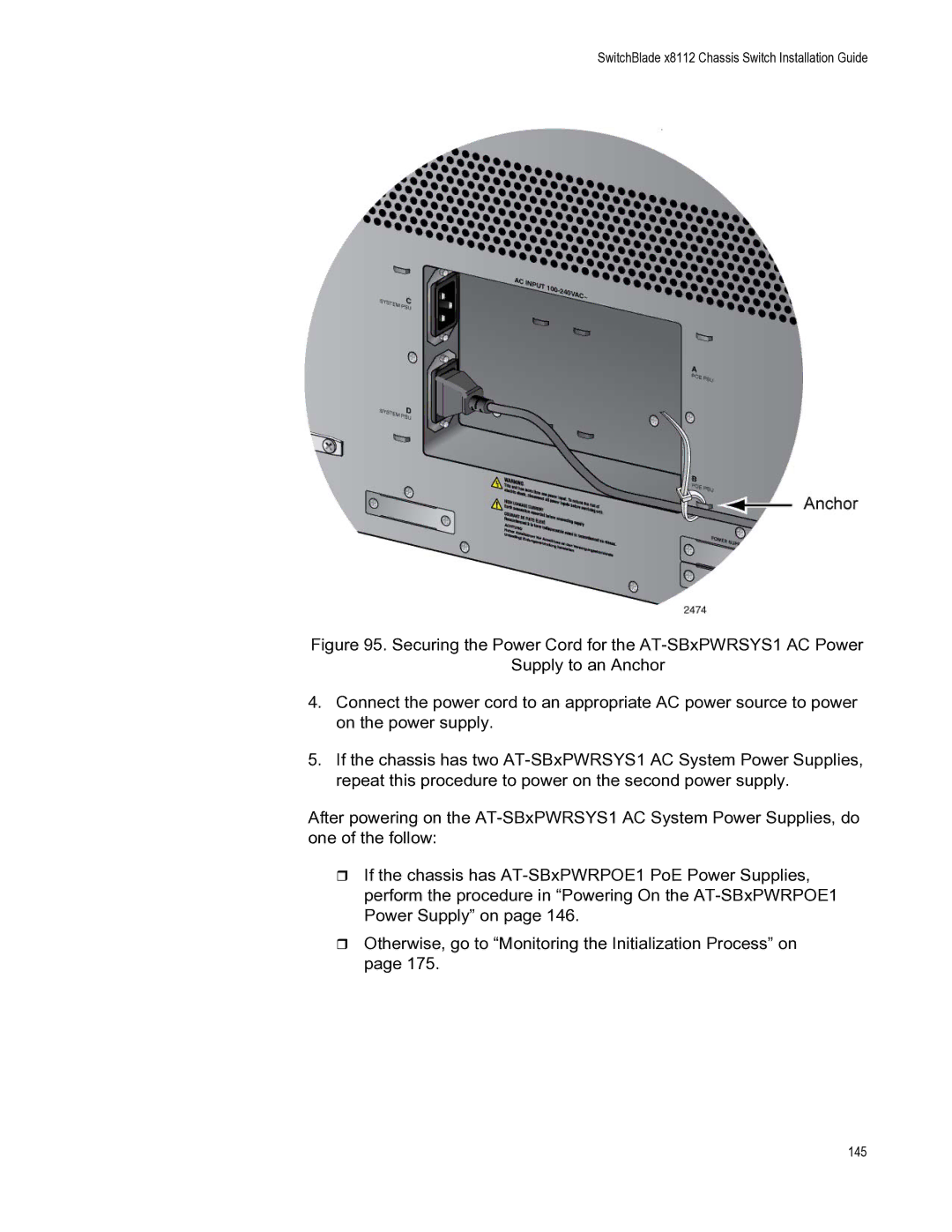 Allied Telesis X8112 manual 145 