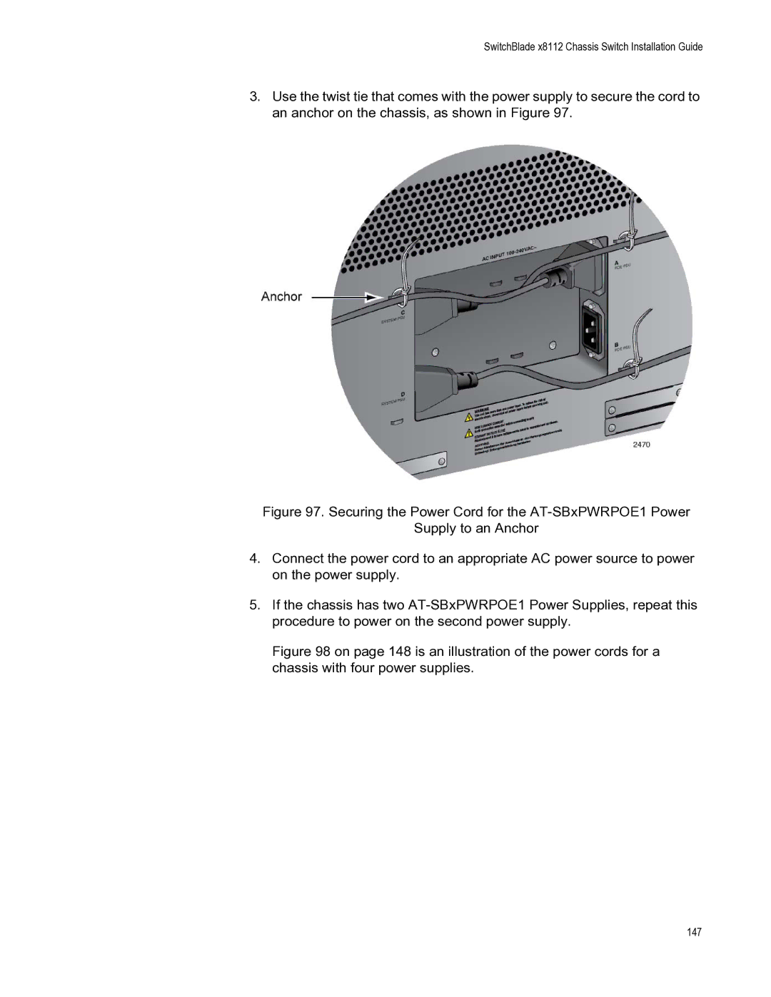 Allied Telesis X8112 manual 147 