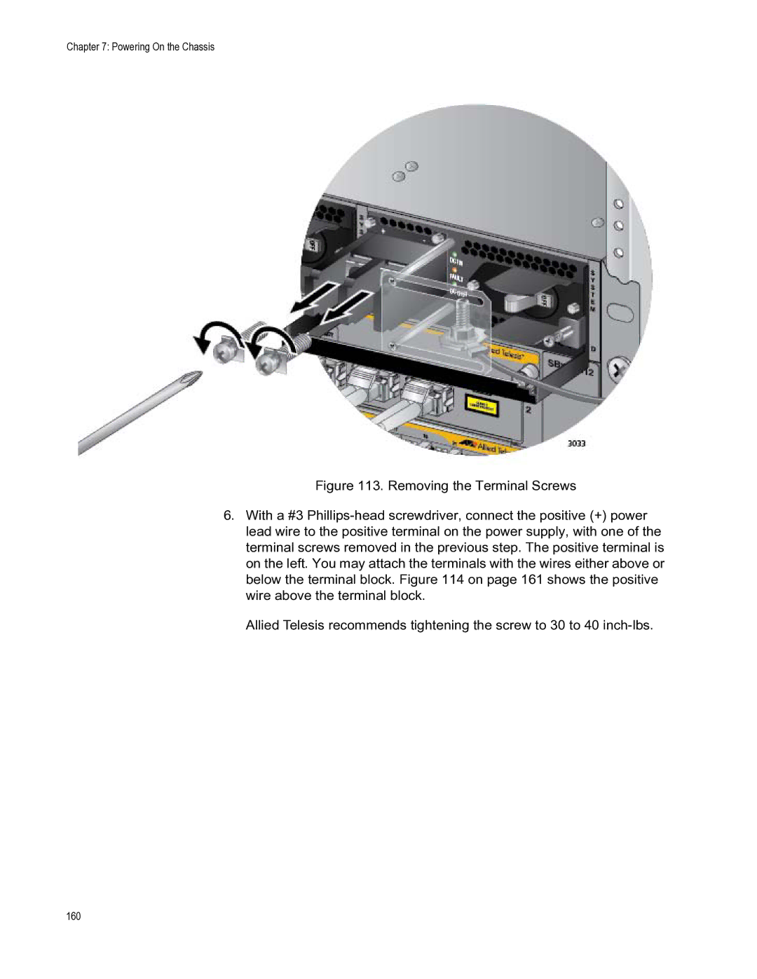 Allied Telesis X8112 manual 160 