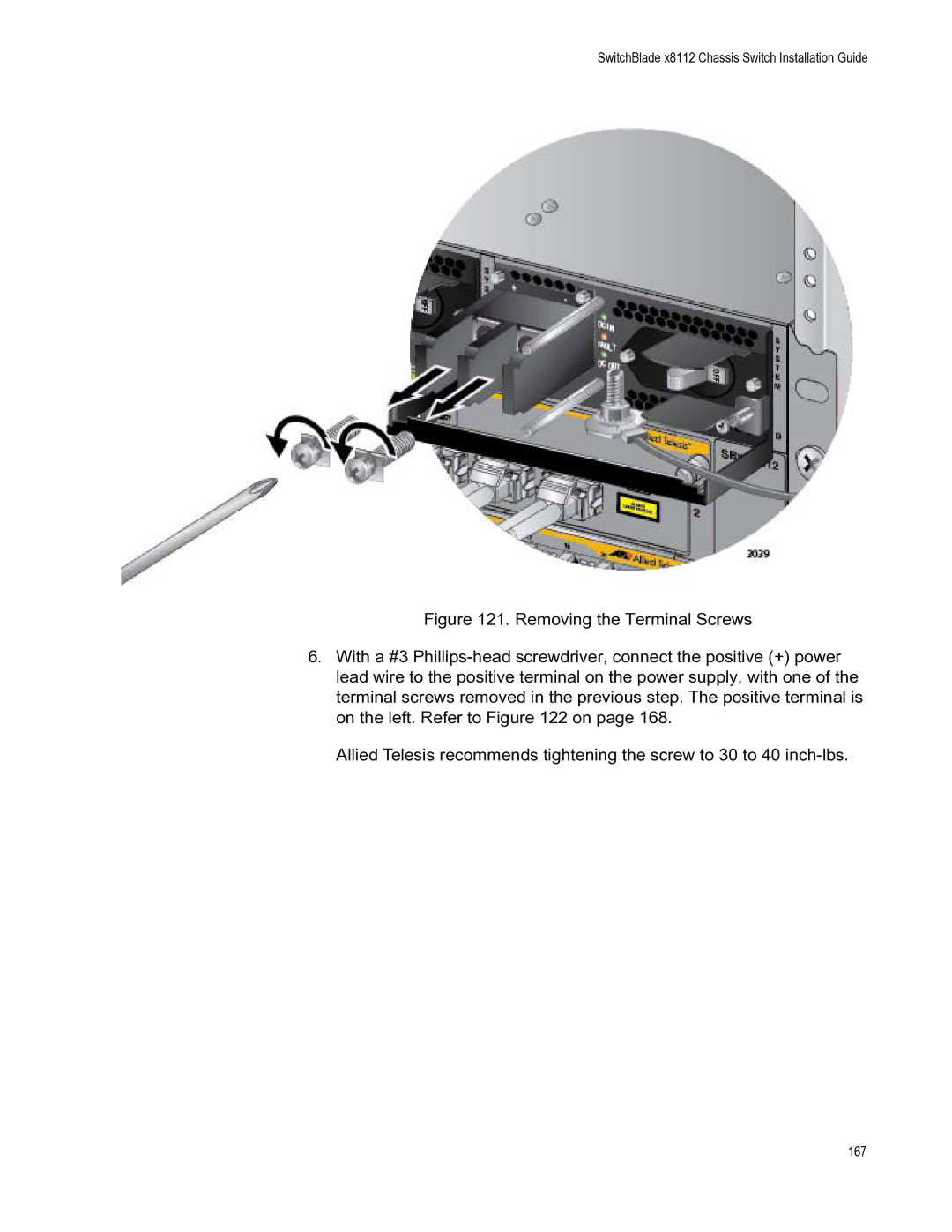 Allied Telesis X8112 manual 167 