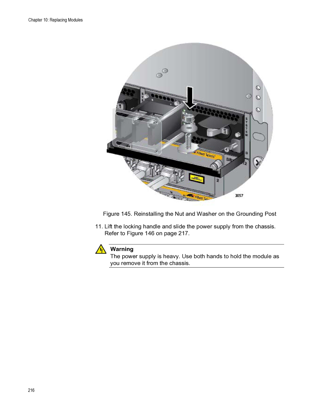 Allied Telesis X8112 manual 216 