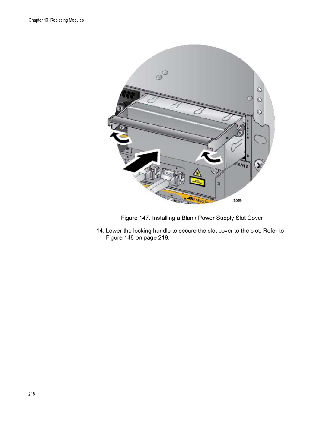 Allied Telesis X8112 manual 218 