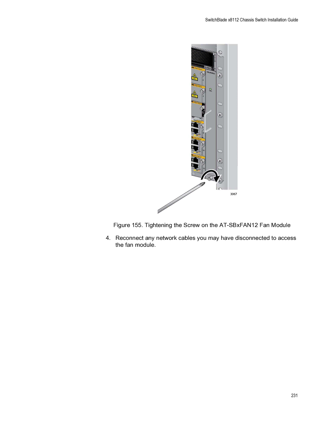 Allied Telesis X8112 manual 231 