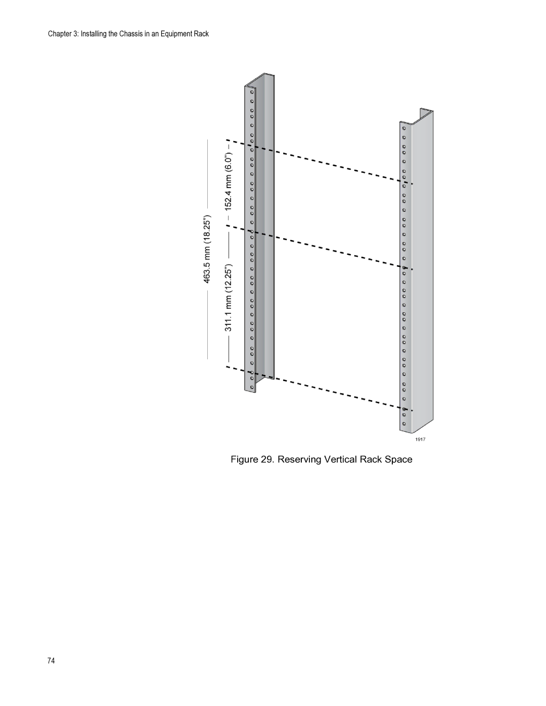 Allied Telesis X8112 manual Reserving Vertical Rack Space 