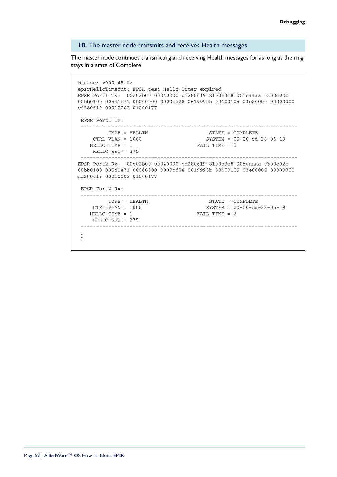 Allied Telesis AT-8948, X900-48FE-N, AT-9924T/4SP-A-20, AT-9924T-40, AT-9924SP-30 manual 375 