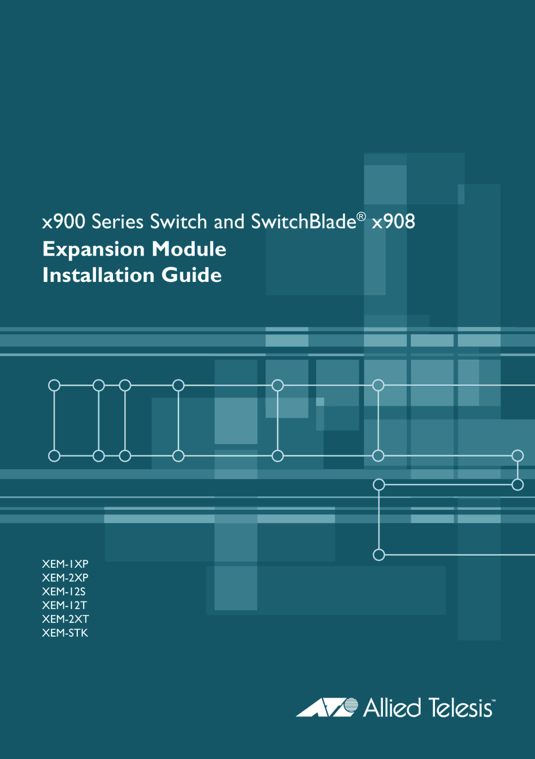 Allied Telesis XEM-2XP, x900 manual Expansion Module Installation Guide 