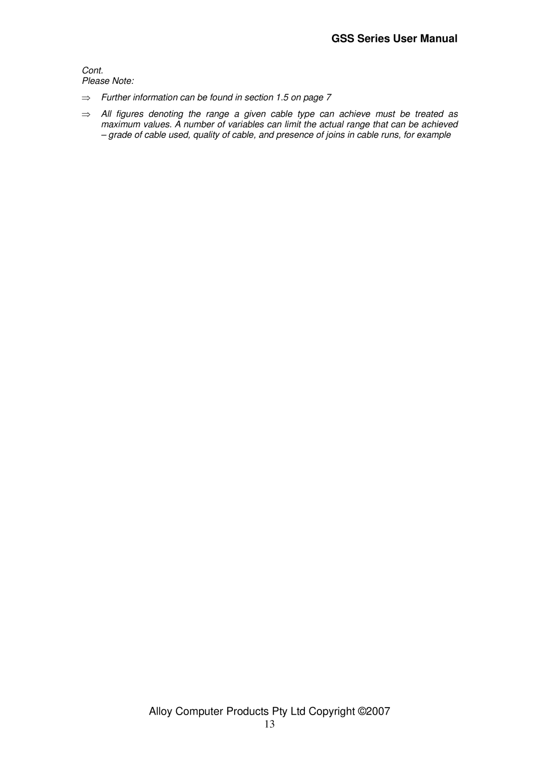 Alloy Computer Products GSS-16T4SFP, GSS-24T4SFP, 16/24 gigabit web managed switch user manual 