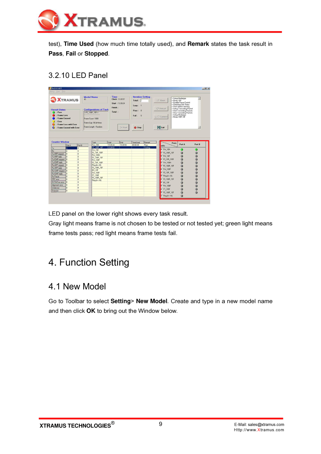 Alloy Computer Products NuDOG-MPT user manual Function Setting, New Model, LED Panel 