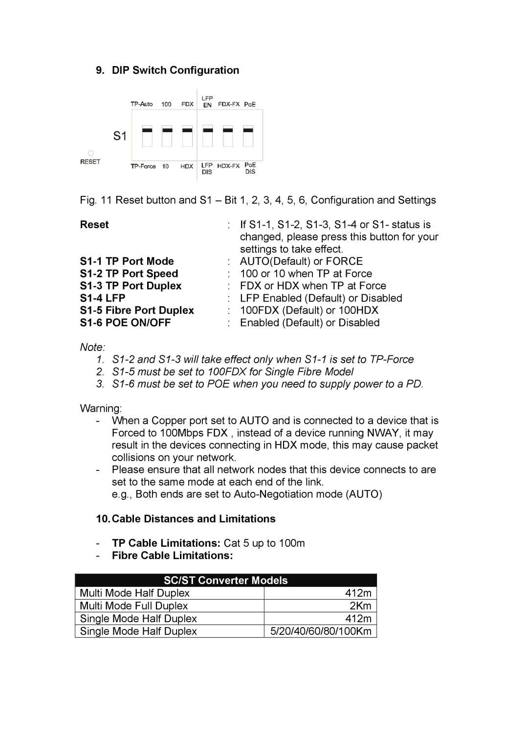 Alloy Computer Products POE120 Series manual SC/ST Converter Models 