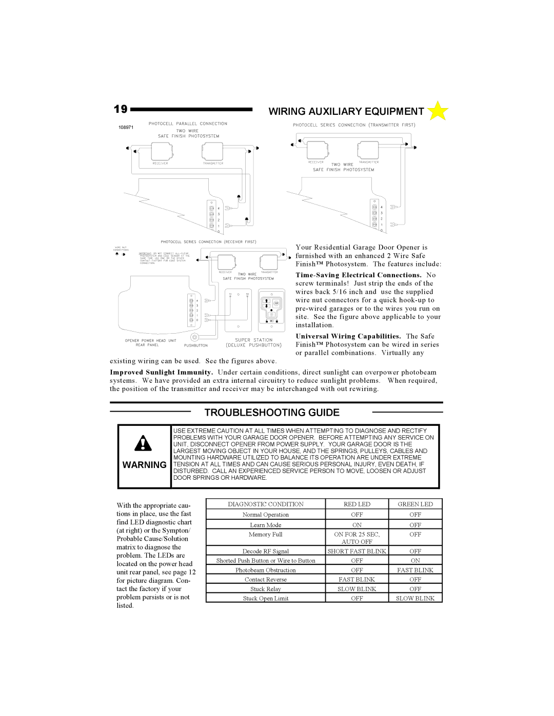 Allstar Products Group MVP-SQ owner manual Troubleshooting Guide, Universal Wiring Capabilities. The Safe 