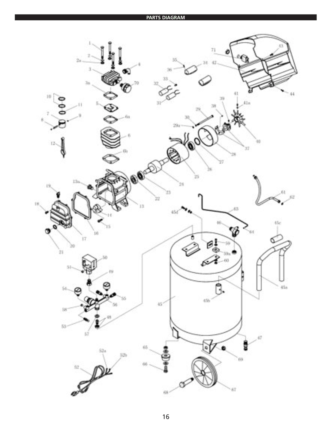 AllTrade 835521 manual Parts Diagram 