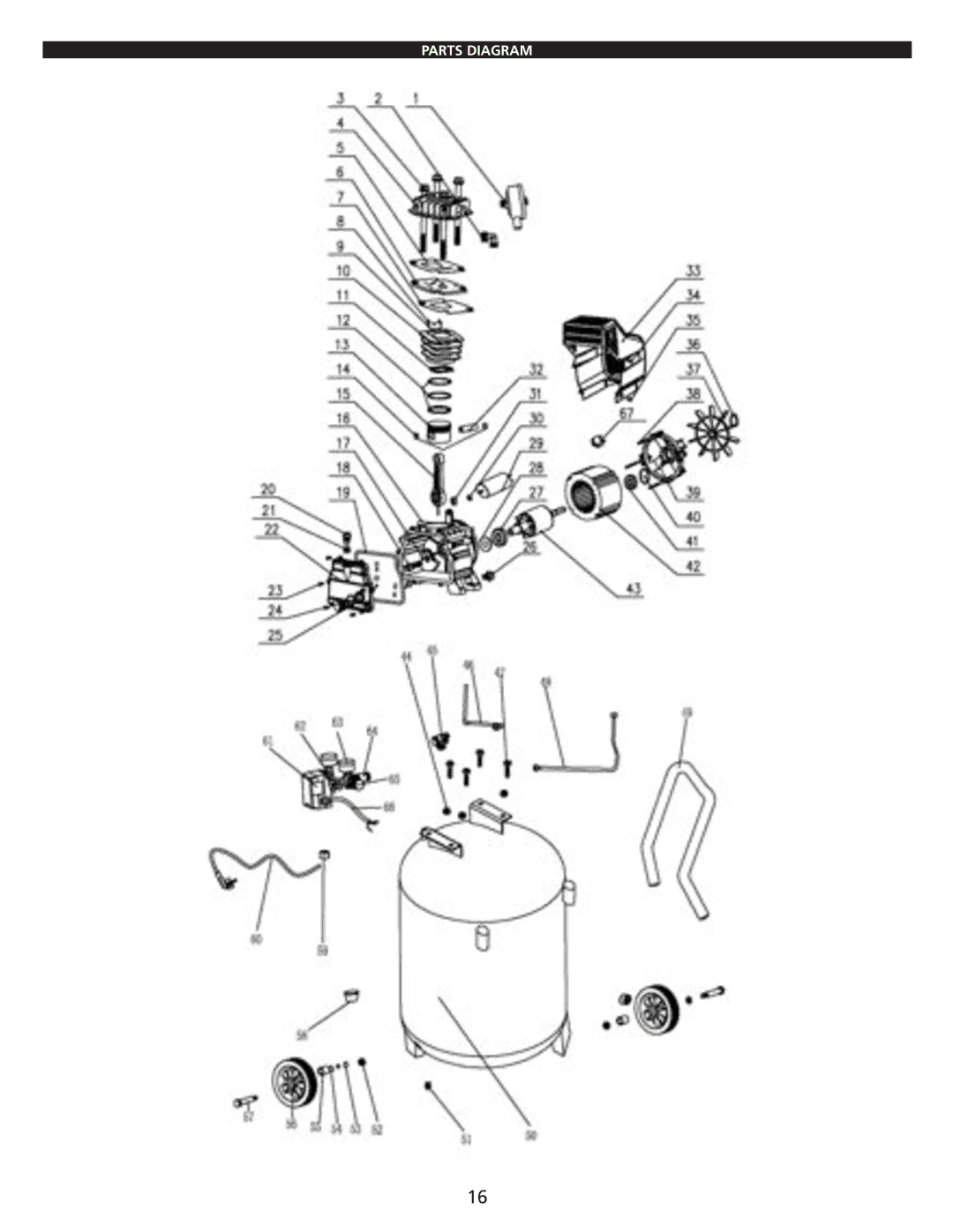 AllTrade 835534 manual Parts Diagram 