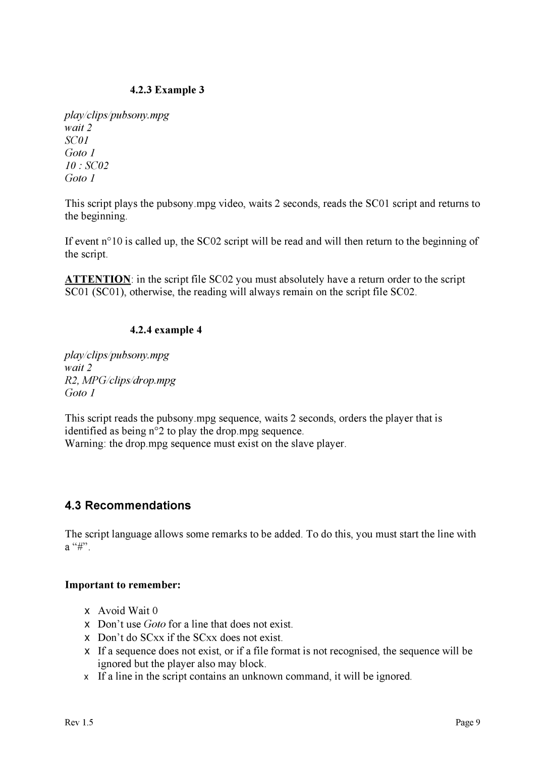 Alpes USA MP615/MP107 manual Recommendations, Important to remember 