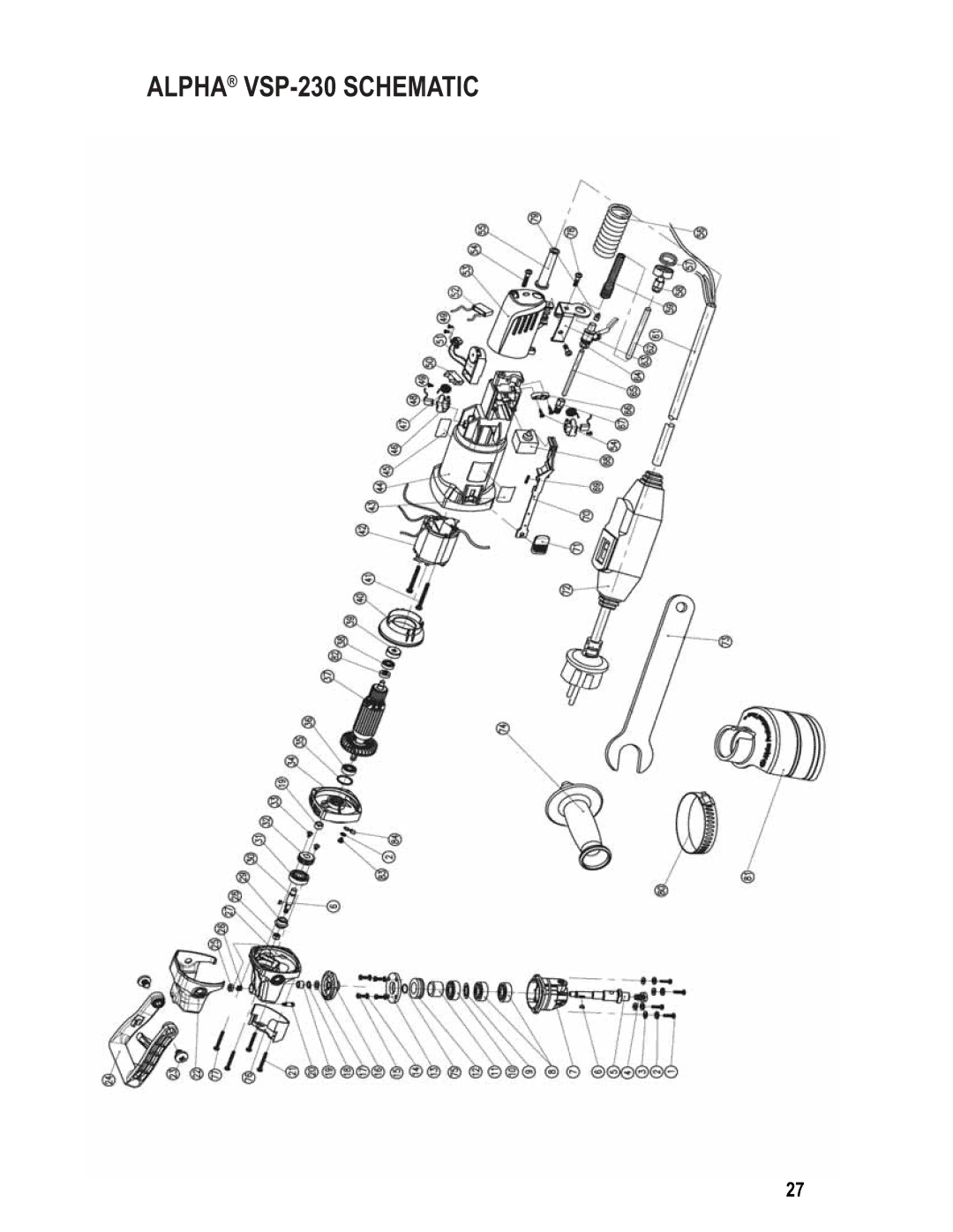 Alpha Tool.Com.HK Limited instruction manual Alpha VSP-230 Schematic 