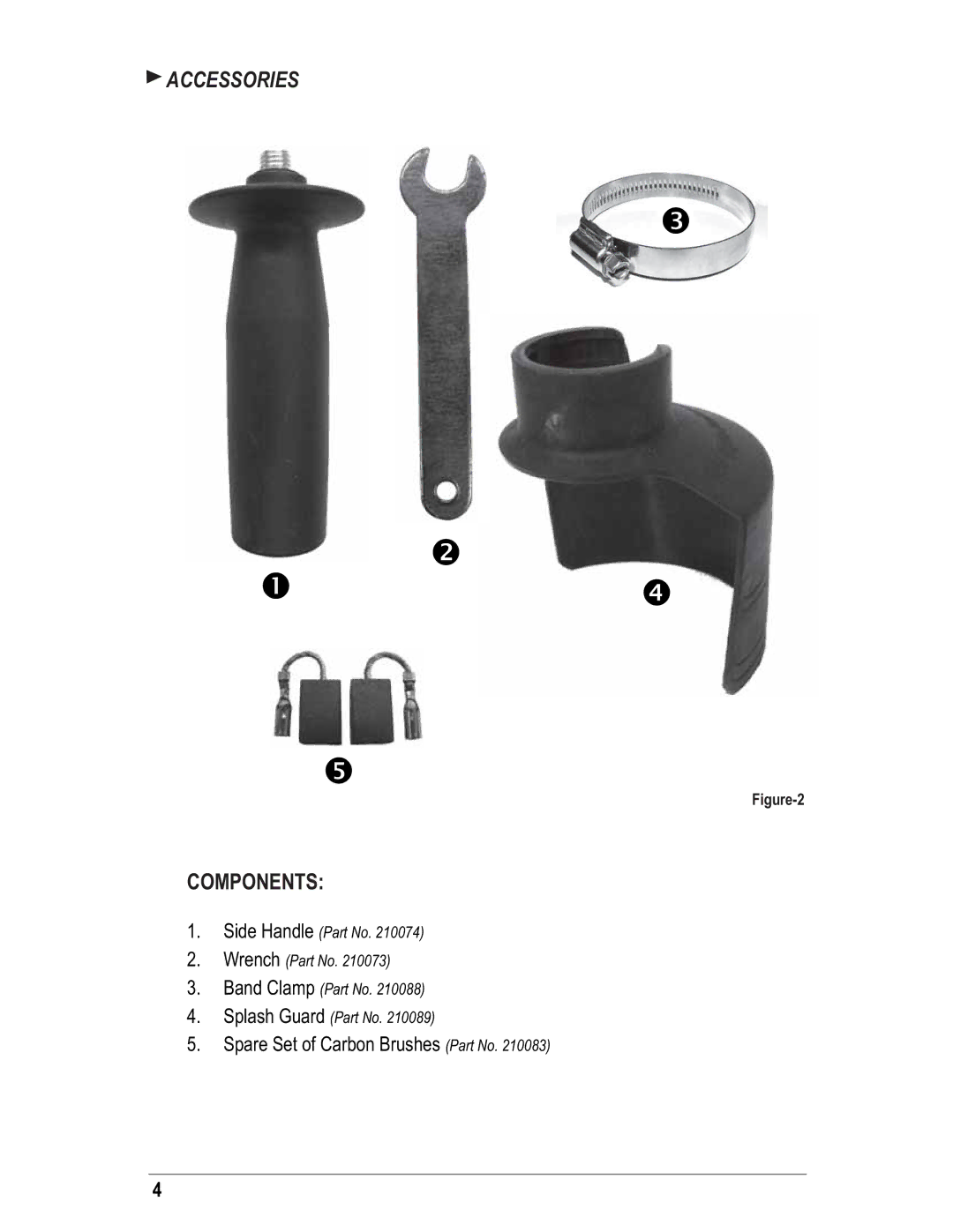 Alpha Tool.Com.HK Limited VSP-230 instruction manual Accessories, Components 