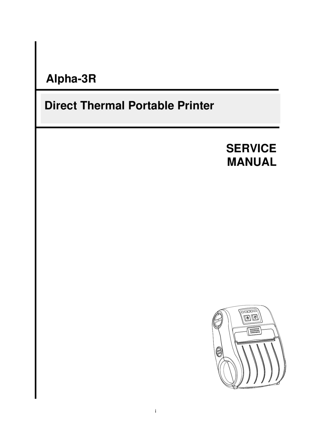 Alpha Vision Tech Alpha-3R service manual Service 