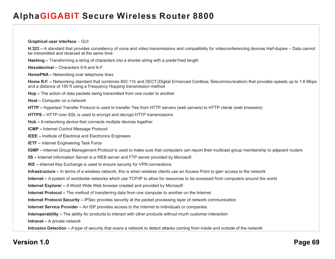 AlphaShield 8800 user manual Graphical user interface GUI 