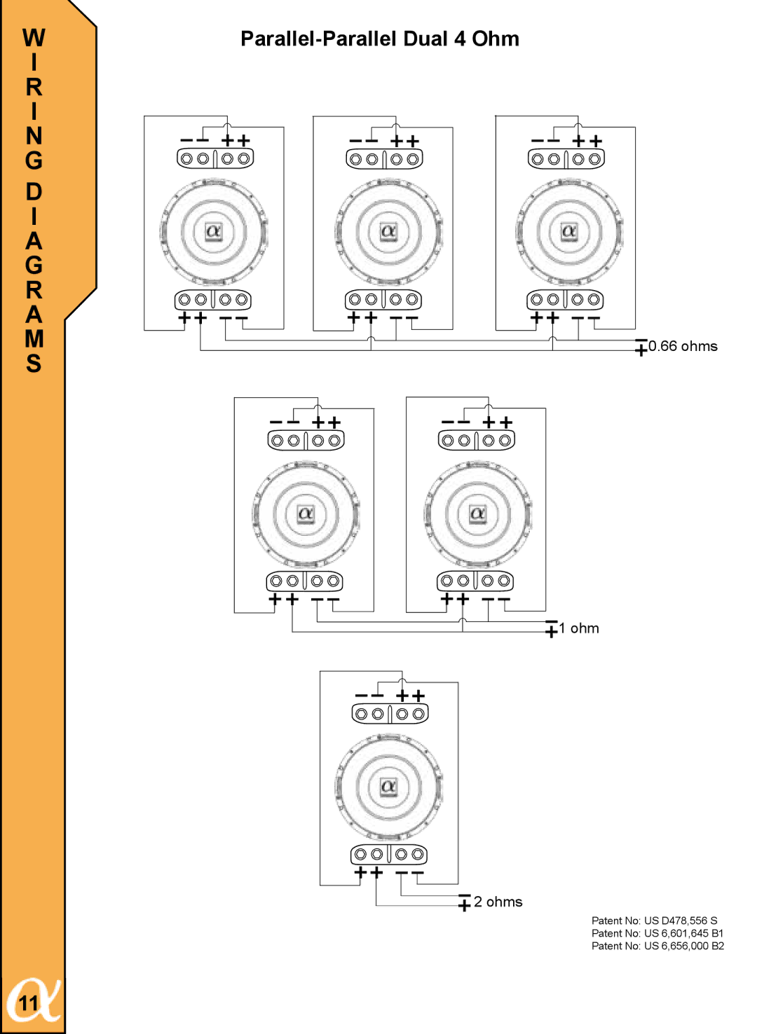 Alphasonik PSW112E, PSW110E, PSW115E owner manual D I a G R a M S 