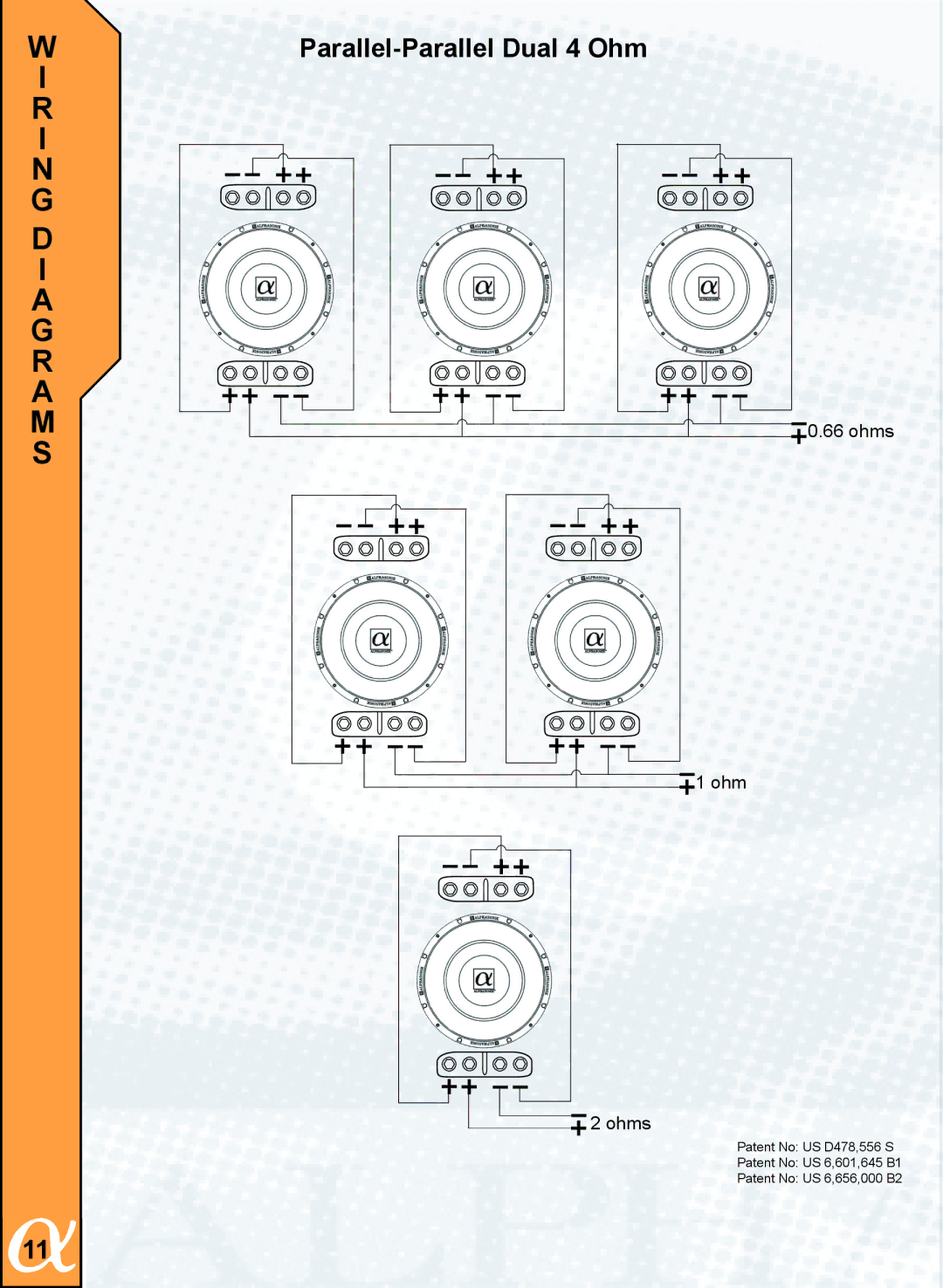 Alphasonik PTZ25SE, PTZ20TE, PTZ25TE owner manual D I a G R a M S 