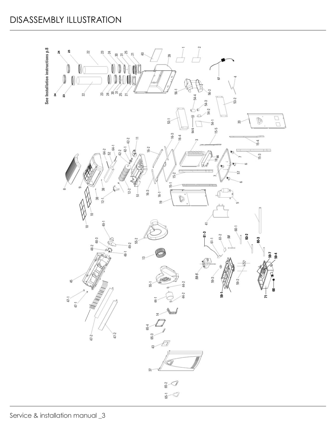 Alpine 12PRA manual Disassembly Illustration 