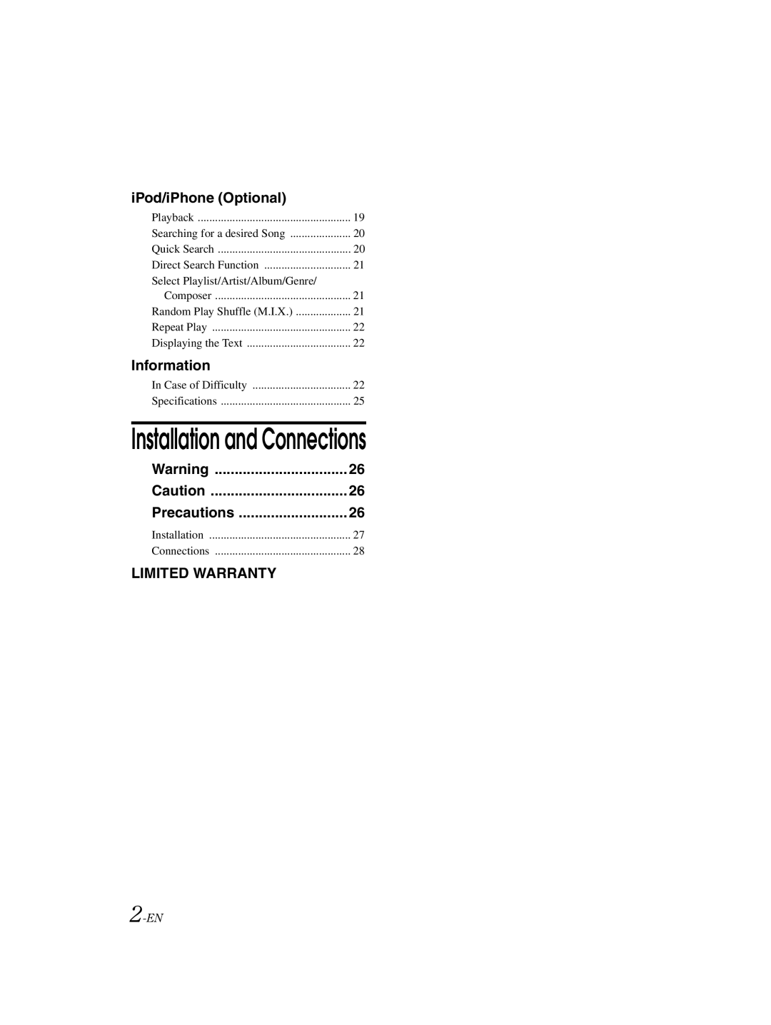 Alpine CDE-121, 68-16909Z79-A owner manual Installation and Connections 