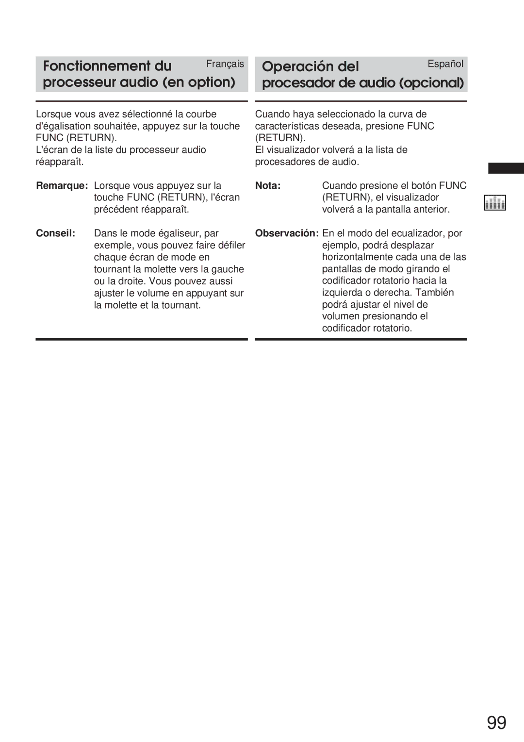 Alpine 68P21523Y62-B owner manual Nota, Conseil 