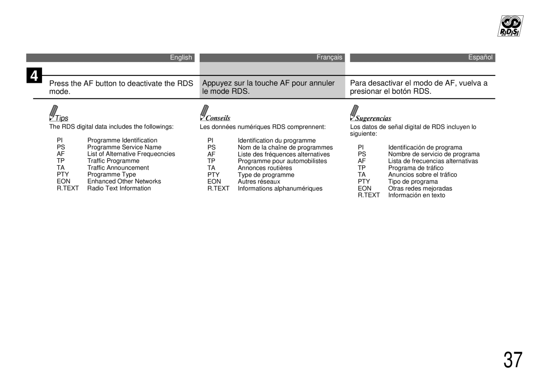 Alpine CDA-7842R, CDA-7944R owner manual Conseils 