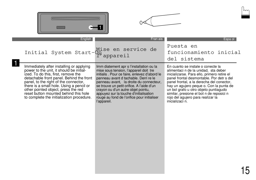 Alpine CDA-7844 owner manual Immediately after installing or applying 