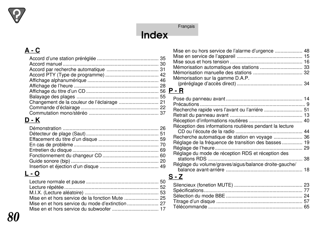 Alpine CDA-7844 owner manual Français, Réglage de la fréquence de transition des basses 