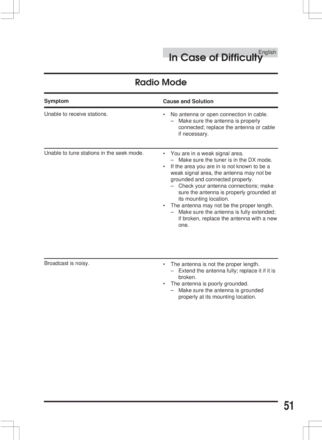 Alpine CDA-7846E owner manual Radio Mode 