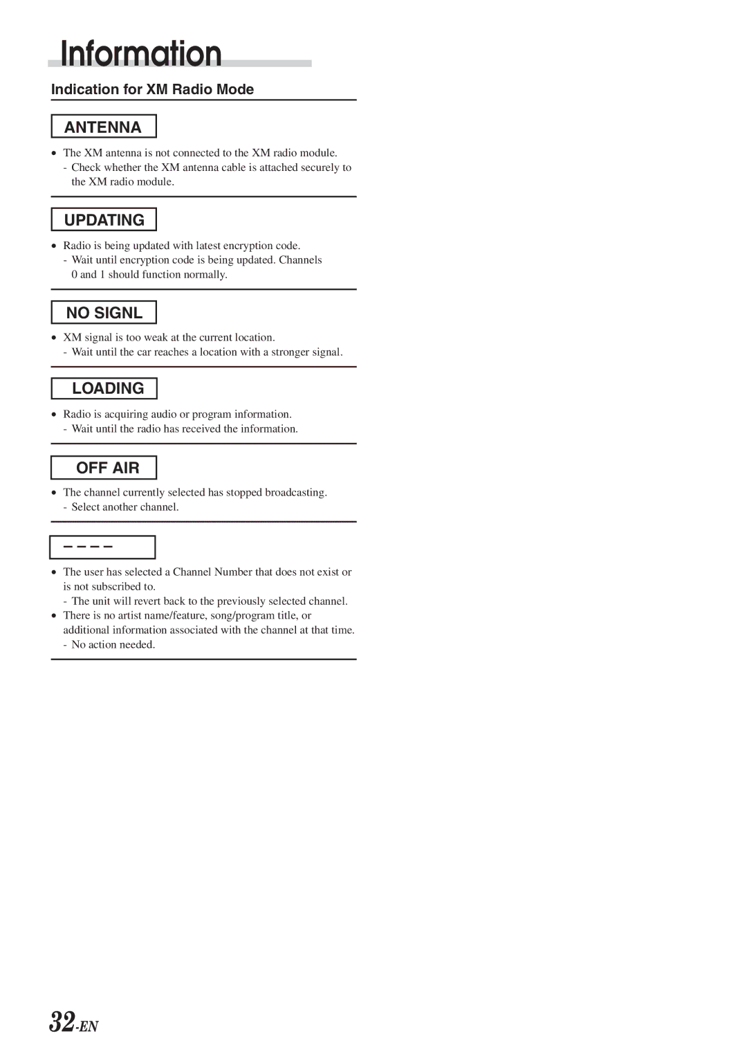 Alpine CDA-9826, CDA-9827, cda-9825 owner manual Antenna 