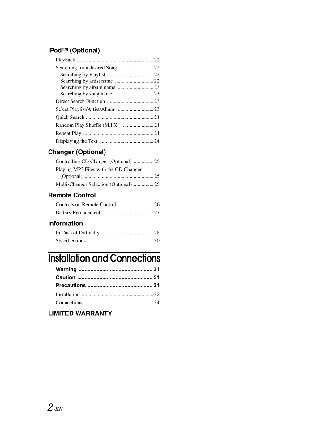 Alpine CDA-9857 owner manual Installation and Connections 