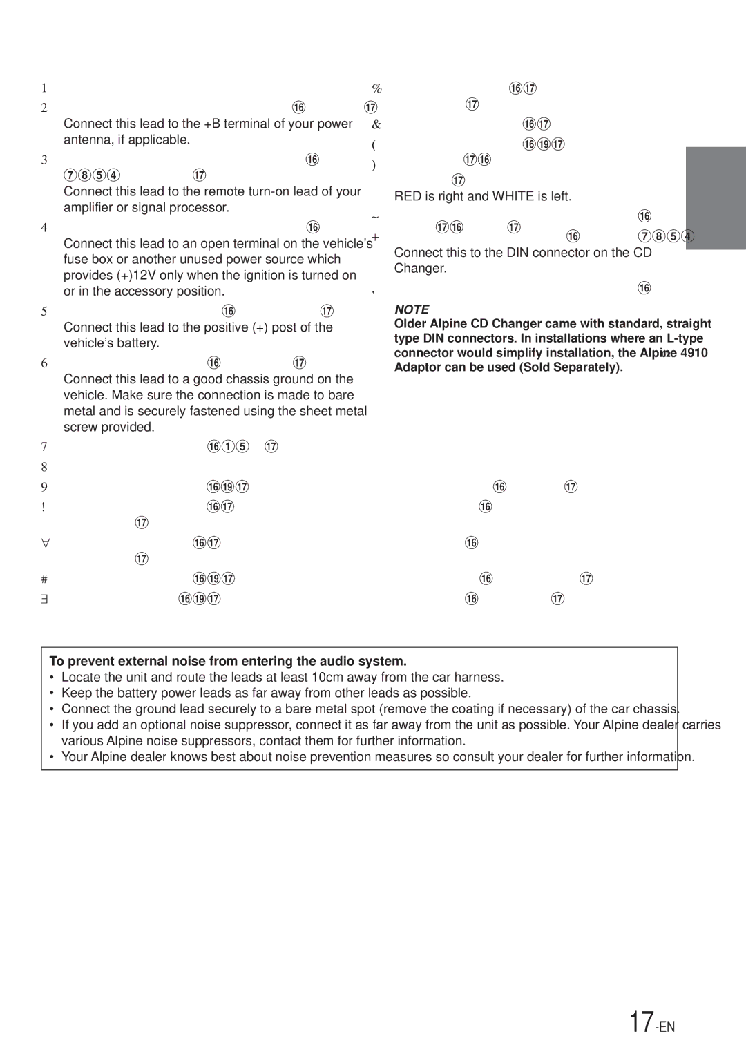 Alpine CDM-7854E, CDE-7853E manual 17-EN 