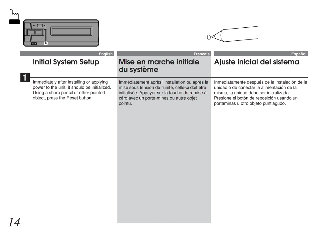 Alpine CHM-S653RF owner manual English Français Español 