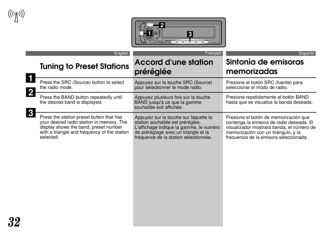 Alpine CTA-1505R, CTA-1502R owner manual English Français Español 