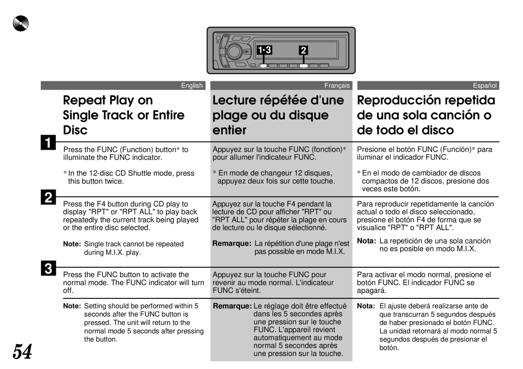 Alpine CTA-1505R, CTA-1502R owner manual Que transcurran 5 segundos después 