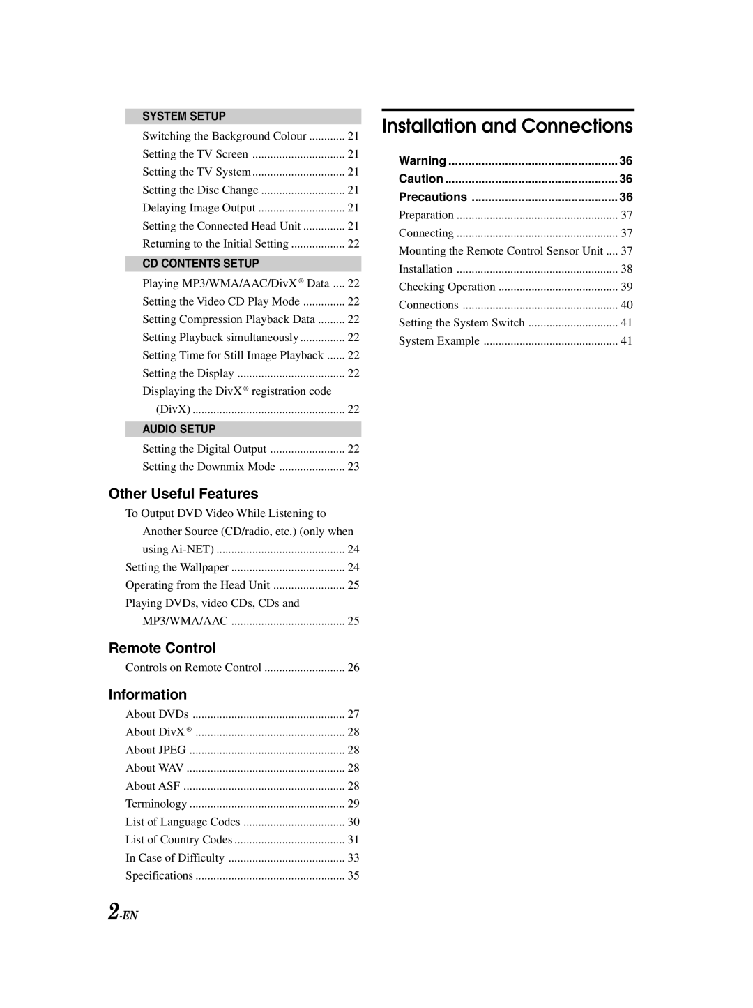 Alpine DHA-S690 owner manual Installation and Connections 