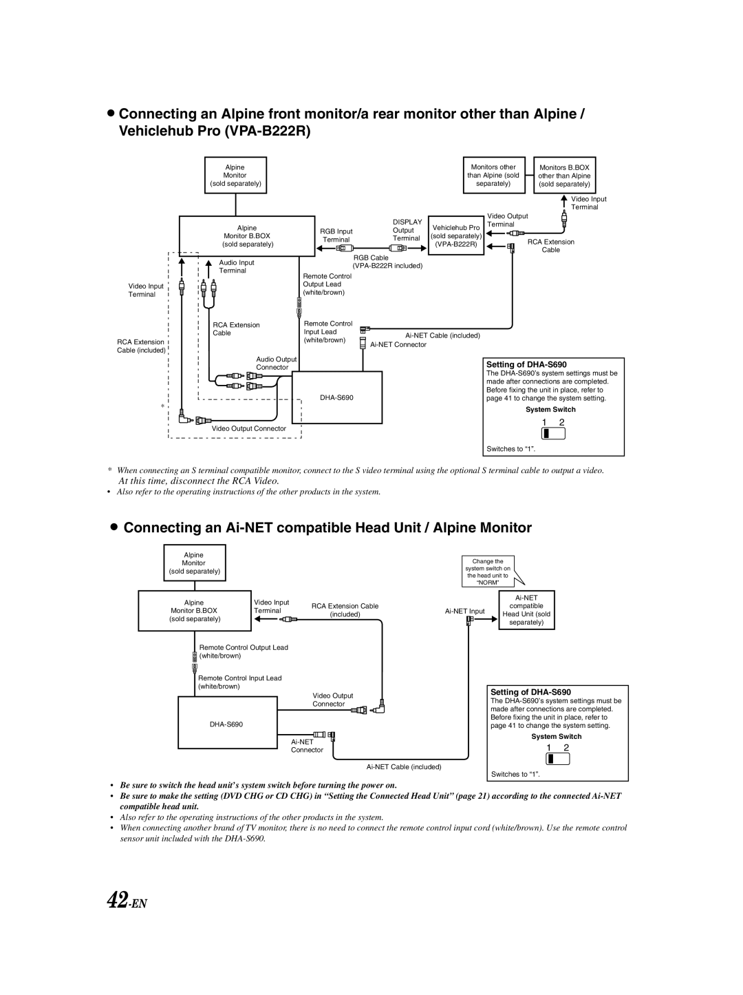 Alpine DHA-S690 owner manual 42-EN, Display 