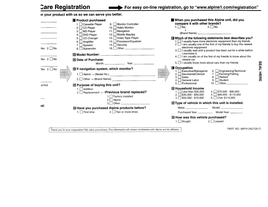 Alpine DVA-7996 owner manual 