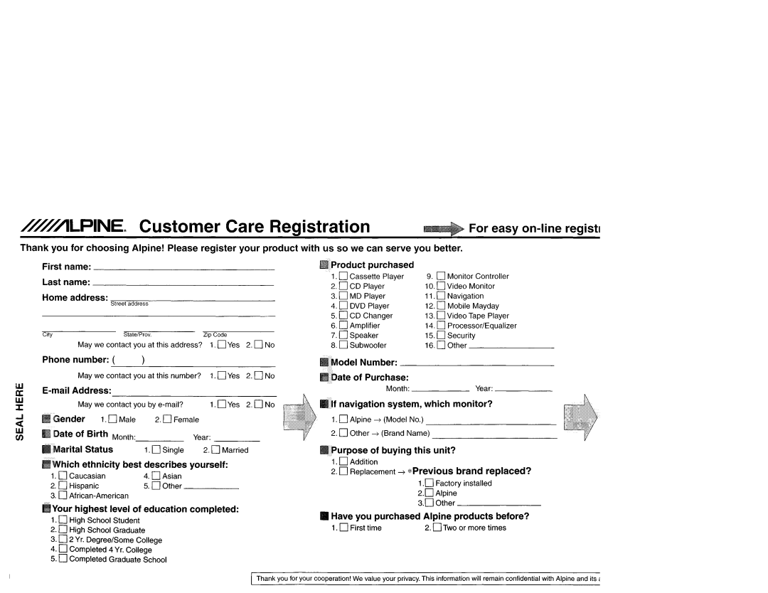 Alpine DVA-7996 owner manual 